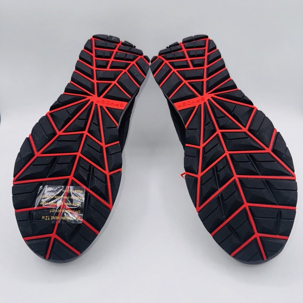 Spyder Blackburn Sneakers Men's Size 12 Black Gray Red - Picture 7 of 16